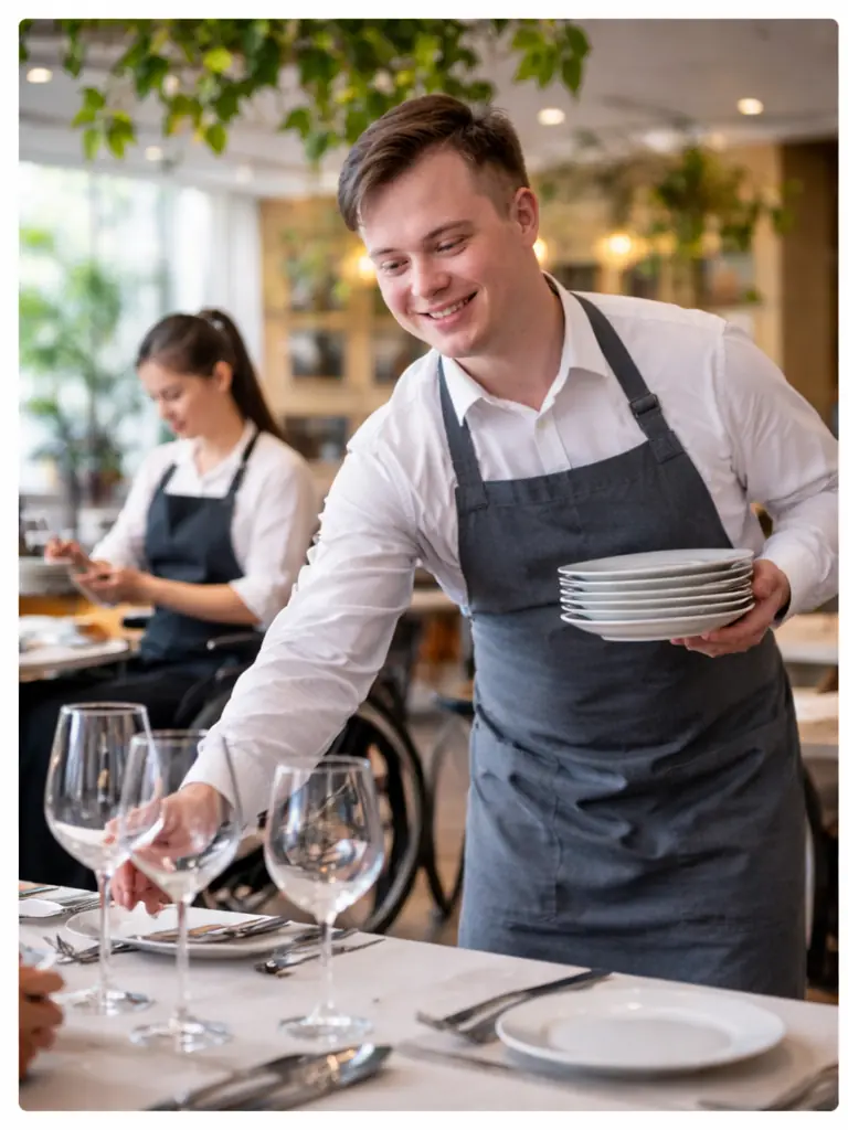 Formación inclusiva en hostelería